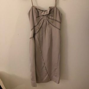 BCBG Maxazria Runway champagne dress 4